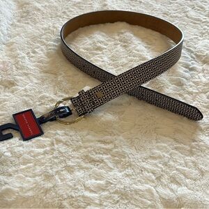 Tommy Hilfiger Blue & Cream Belt Woven Design